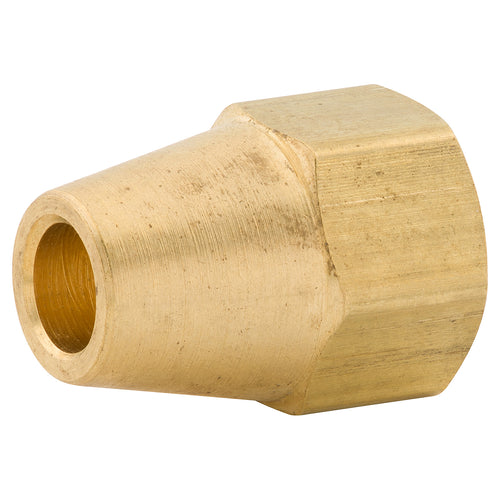 Female Short Nut, Brass, 3/16