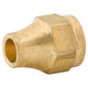 Female Short Nut, Brass, 1/4