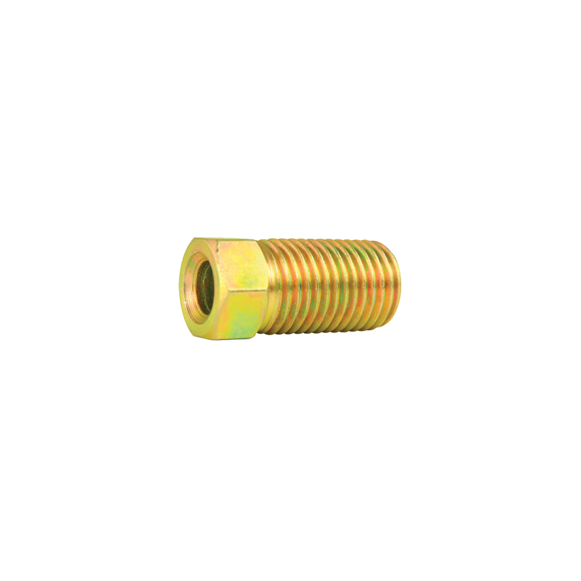 Steel Tube Nut, Long, 3/16" (3/8-24 Inverted)