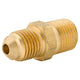 Male Connector, Brass, M(3/8-24 SAE), M(1/8 NPT),Bag of 1