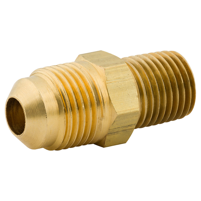 Male Connector, Brass, M(5/8-18 SAE), M(1/4 NPT),Bag of 1