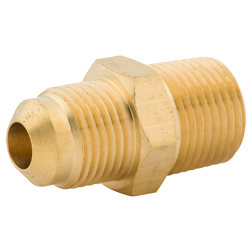 Male Connector, Brass, M(5/8-18 SAE), M(3/8 NPT),Bag of 1