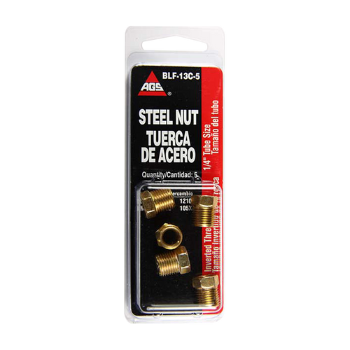 Steel Tube Nut, 1/4