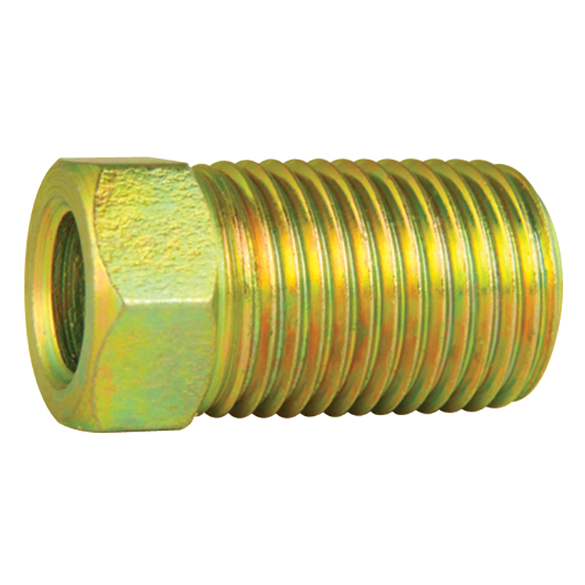 Steel Long Tube Nut 1/4" (7/16-24 Inverted)