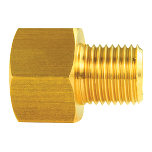 Brass Adapter, Female(5/8-18 Inverted), Male(1/2-20 Inverted)