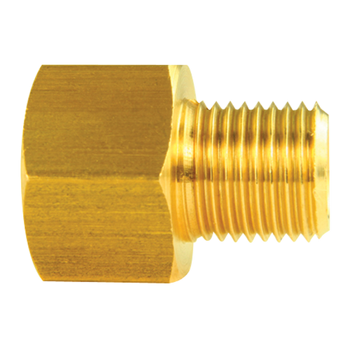 Brass Adapter, Female(5/8-18 Inverted), Male(1/2-20 Inverted)