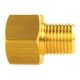 Brass Adapter, Female(5/8-18 Inverted), Male(1/2-20 Inverted)