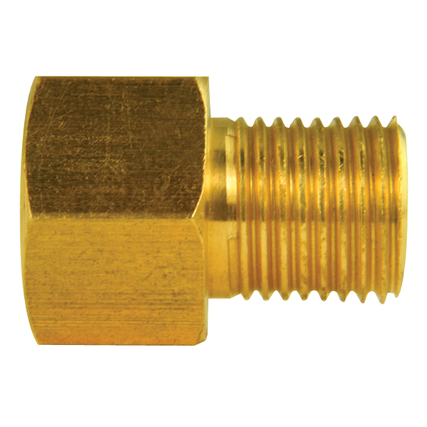 Brass Adapter, Female(7/16-24 Inverted), Male(1/2-20 Inverted
