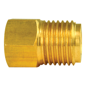 Brass Adapter, Female(7/16-24 Inverted), Male(9/16-18 Inverted)