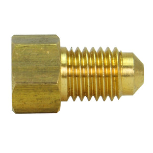 Brass Adapter, Female(3/8-24 Inverted), Male(M11x1.5 Bubble)