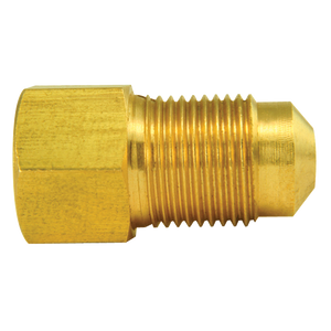 Brass Adapter, Female(M10x1.0 Inverted), Male(M12x1.0 Bubble)
