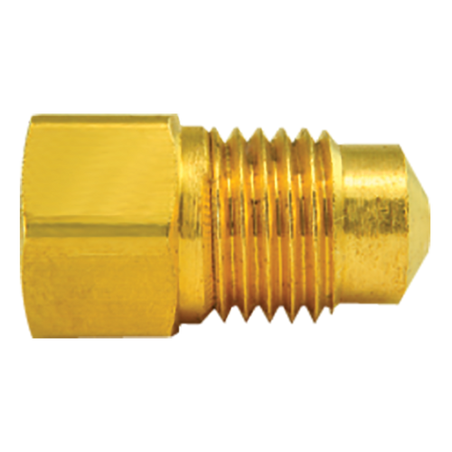 Brass Adapter, Female(M10x1.0 Inverted), Male(M13x1.5 Bubble)
