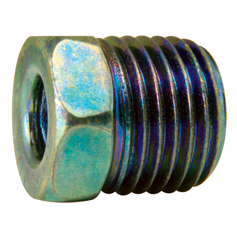 Steel Tube Nut, 1/4" (9/16-18 Inverted)