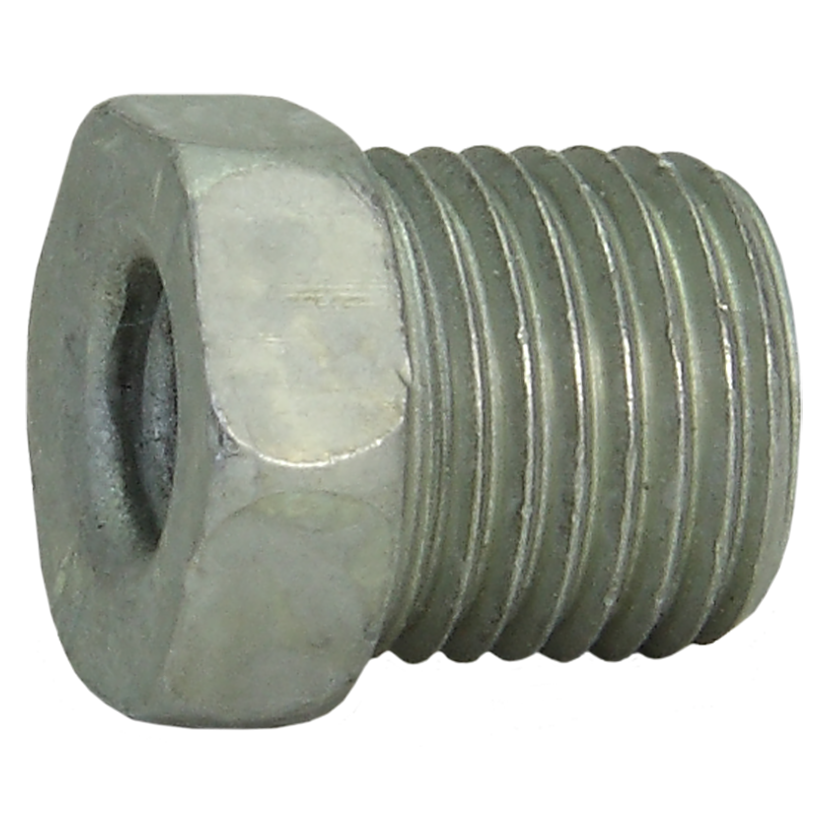 Steel Tube Nut, 1/4" (1/2-20 Inverted)