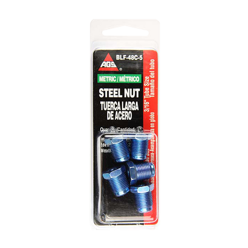 Steel Tube Nut, 3/16