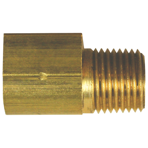 Brass Elbow, Female(3/8-24 Inverted), Male(1/8-27 NPTF)