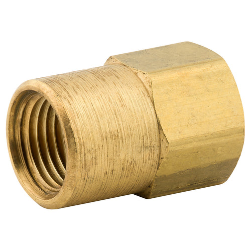 F Connector, Brass, F(3/8-24 I), F(1/8 NPT), Bag of 1