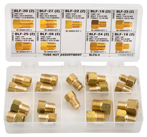 Master Cylinder Adapter Fitting Assortment, 9 SKU, BLFA-4