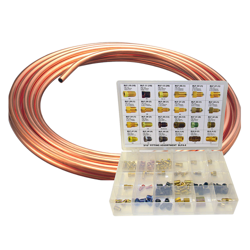 NiCopp Brake Line Coil and Fitting Assortment Kit