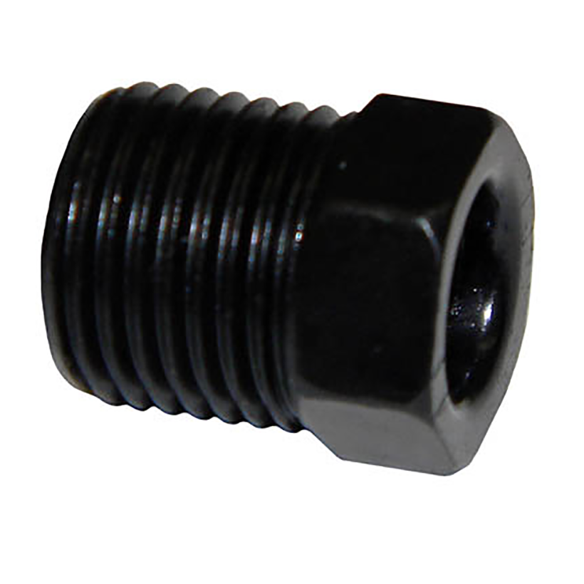 Steel Tube Nut, 1/4" (7/16-24 Inverted)