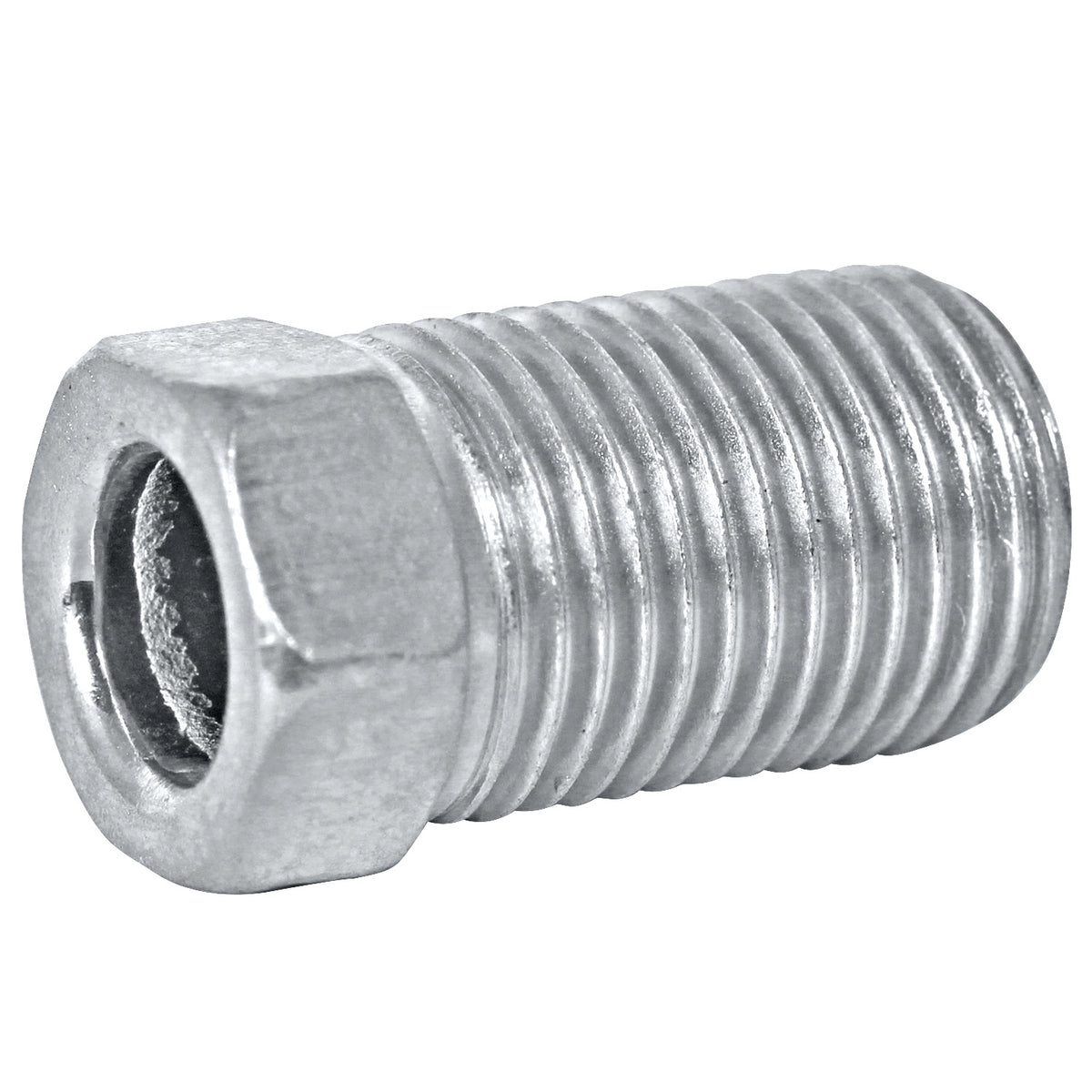 Stainless Steel Long Tube Nut 1/4" (7/16-24 Inverted)