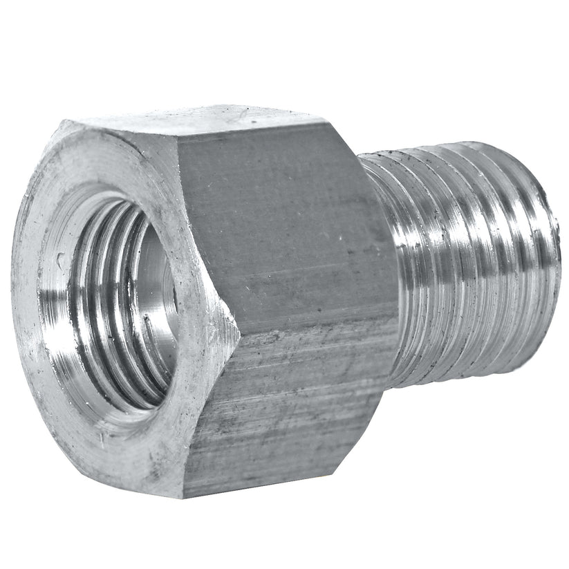 Adapter, Stainless Steel, F(7/16-24 I), M(1/2-20 I)