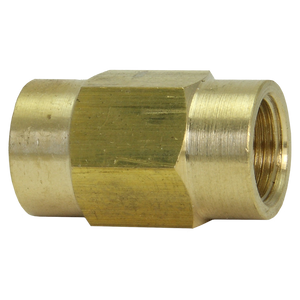 Brass Brake Line Union, 6mm (M12x1.0 Bubble)