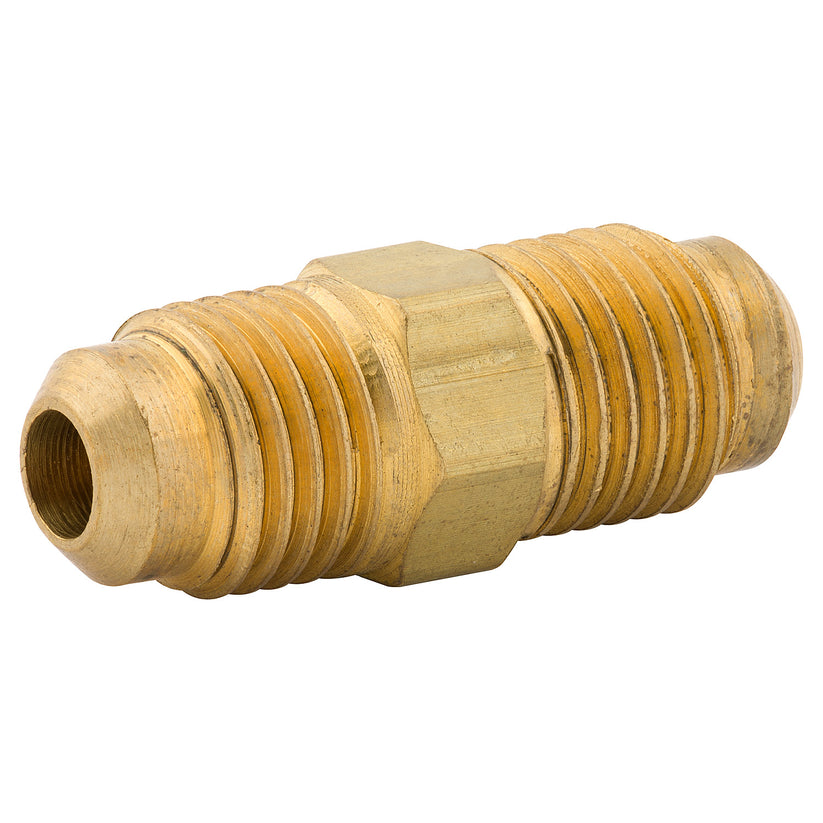Male Union, Brass, 1/4 (7/16-20 SAE), Bag of 1