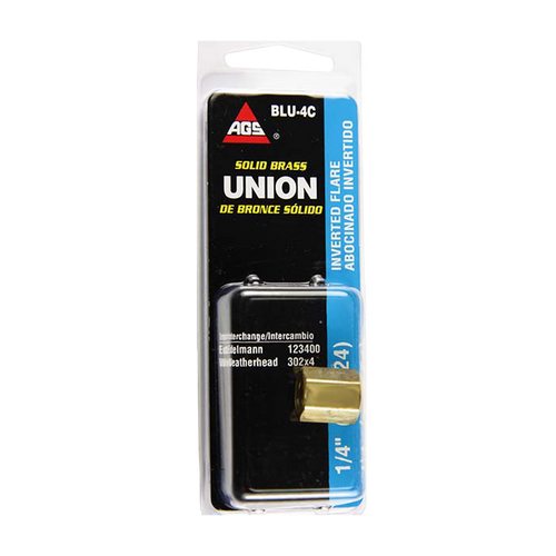 Brass Brake Line Union, 1/4