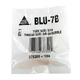Steel Brake Line Union, 3/16" (3/8-24 Bubble)