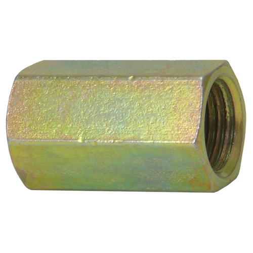 5x Brass Brake Pipe Unions - M10 X 1mm Male Thread Short 5x Brass Brake Pipe Unions - M10 X 1mm Male Thread Short