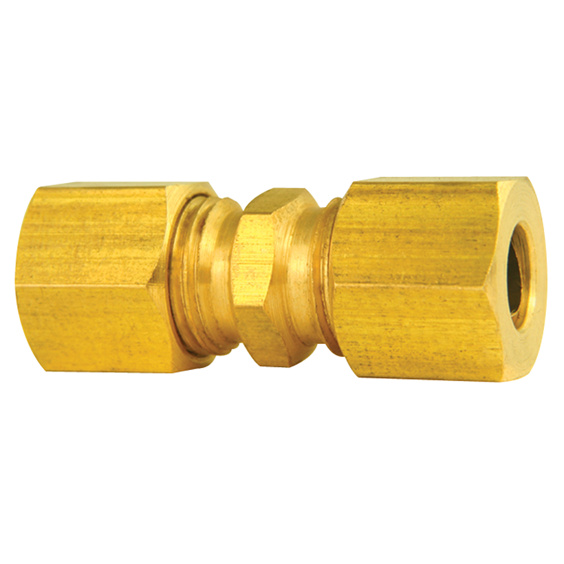 Brass Compression Union, 1/4"
