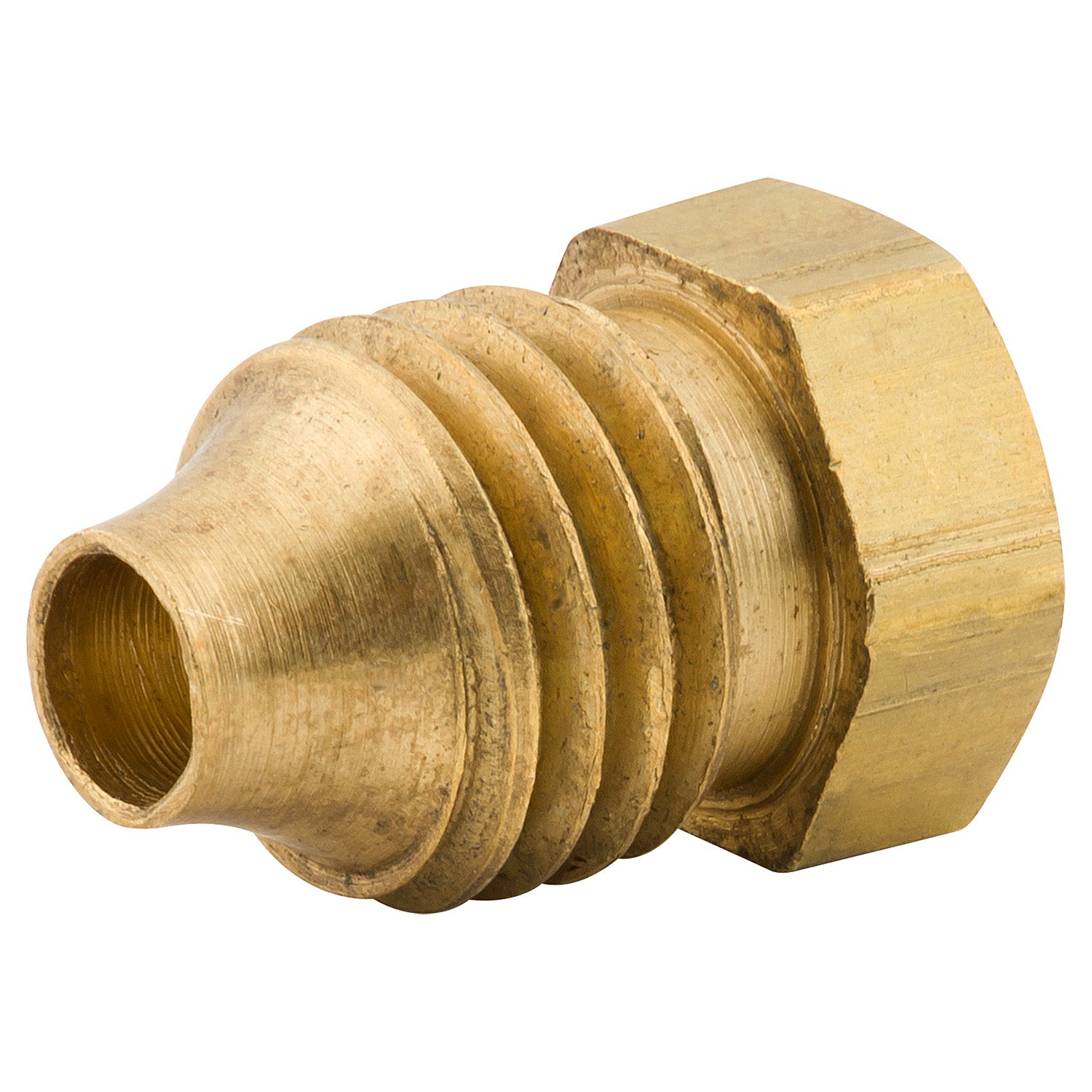 Nut Double Compression, Brass, 1/8 (5/16-24)