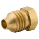 Nut Double Compression, Brass, 1/8