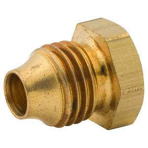 Nut Double Compression, Brass, 3/16" (3/8-24)