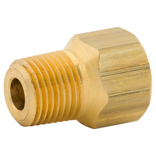 Connector Double Compression, Brass, F(7/16-24), M(1/8 NPT)