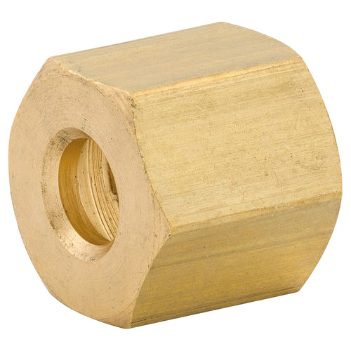 Nut Compression, Brass, 3/16