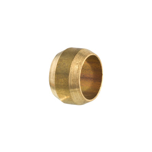 Sleeve Compression, Brass, 5/16", Bag of 10