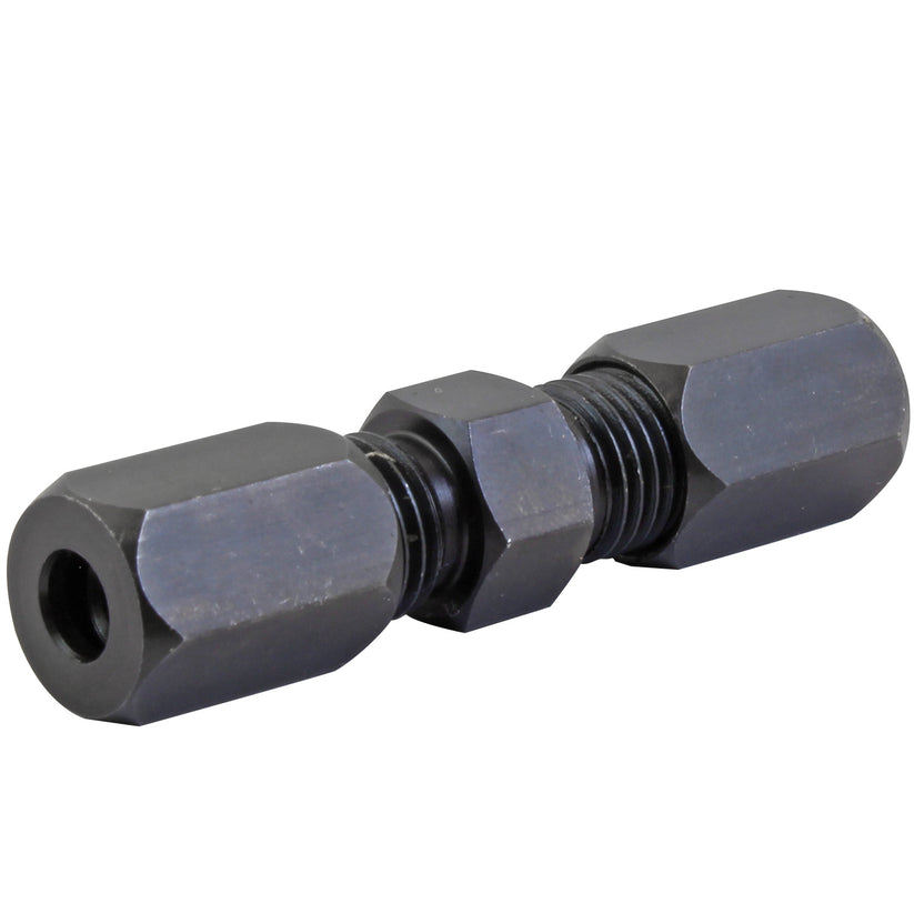 Union Compression, High Pressure, Black Oxide Coated Steel, 3/16"