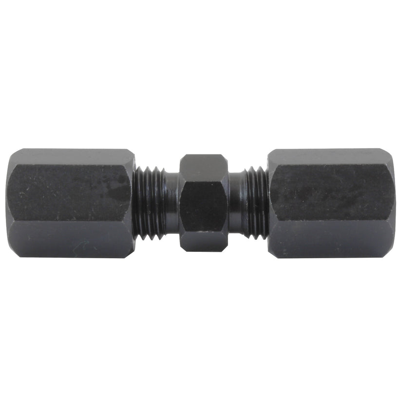 Union Compression, High Pressure, Black Oxide Coated Steel, 1/4", Bag of 1