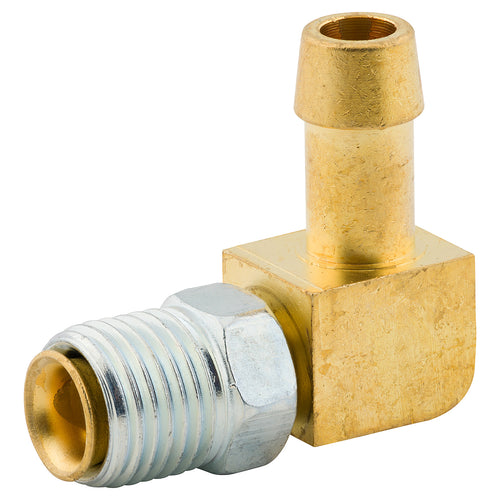 Clamp Elbow w/Nut 90, Brass, 5/16