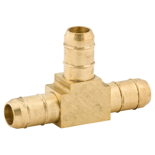 Clamp Union Tee, Brass, 1/4