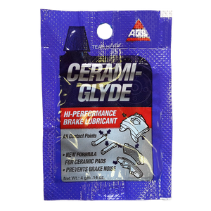 Cerami-Glyde Silicone Brake Lubricant, 4 gm Pouch