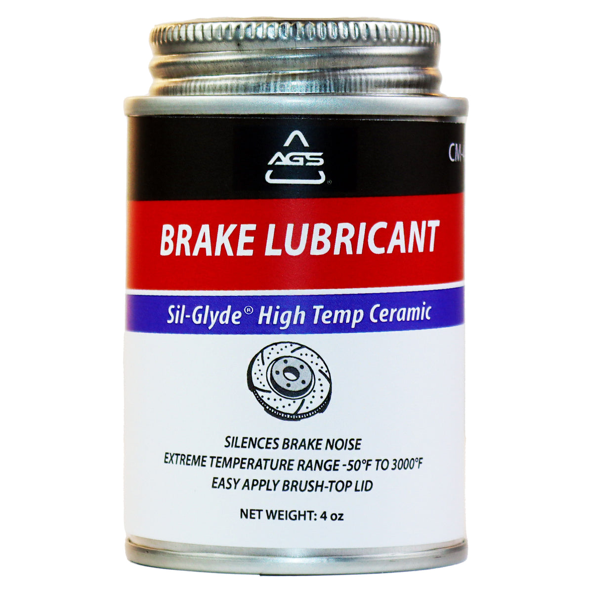 CeramiGlyde High Temperature Brake Lubricant 4oz Brush Top AGS