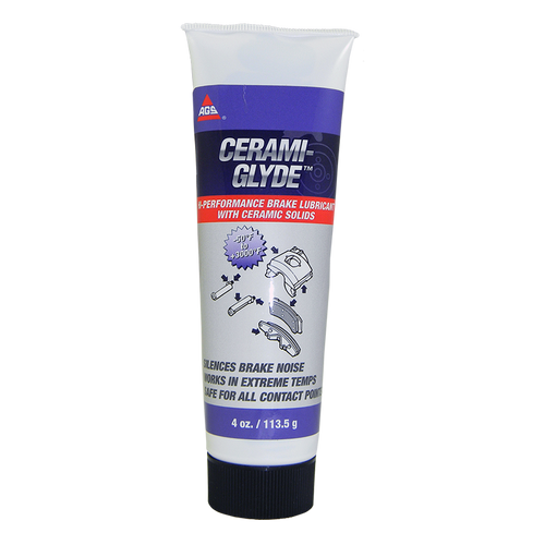 Cerami-Glyde Silicone Brake Lubricant, Tube, 4 oz