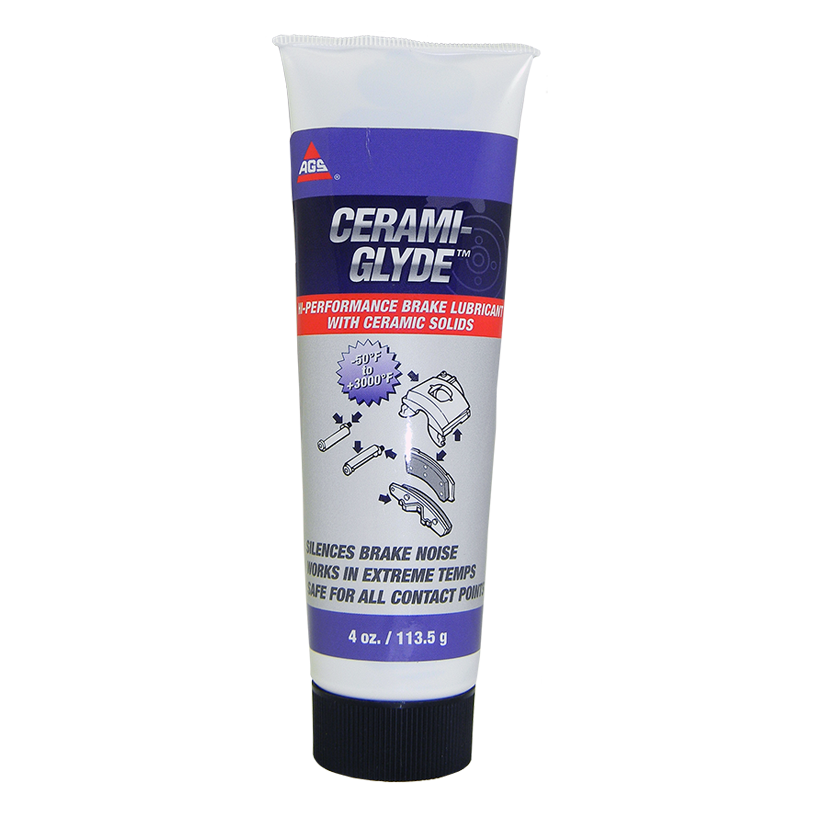 Cerami-Glyde Silicone Brake Lubricant, Tube, 4 oz
