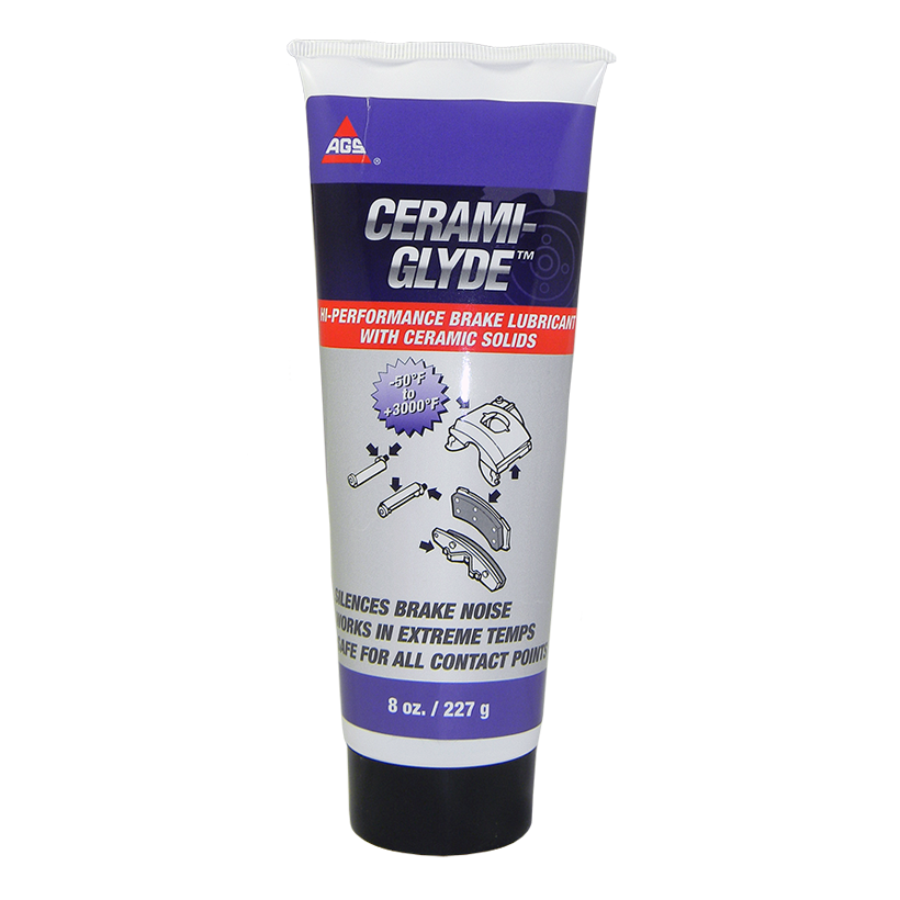 Cerami-Glyde Silicone Brake Lubricant, Tube, 8 oz