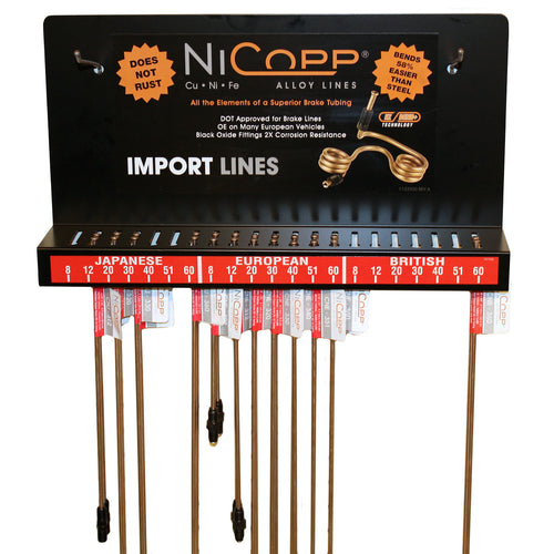 Nicopp Wall Display - Import Lines (Installer Assortment)