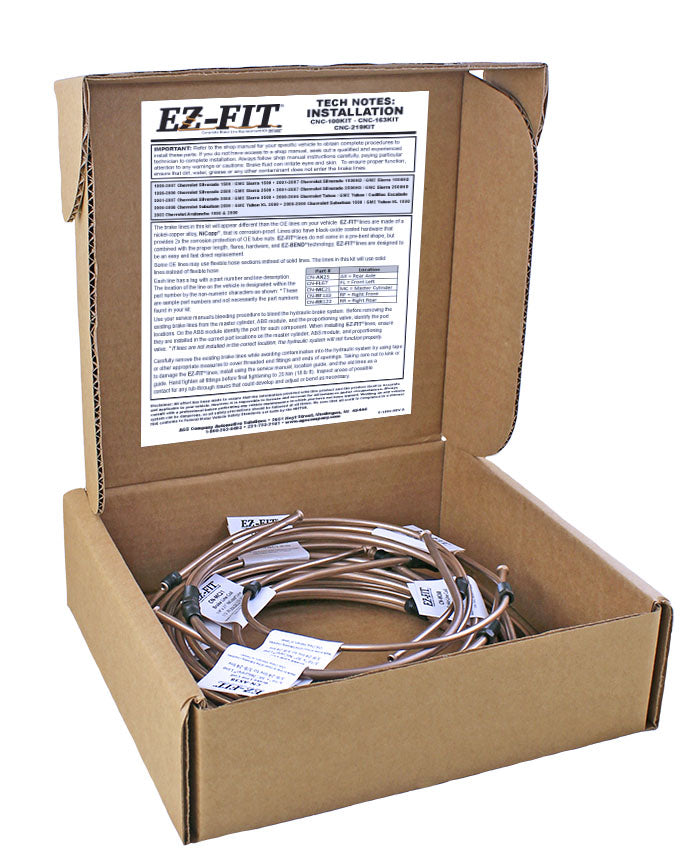 EZ-Fit NiCopp Kit, Silverado 2500 Sierra 2500 1999-2000 Ext/RWD/Long