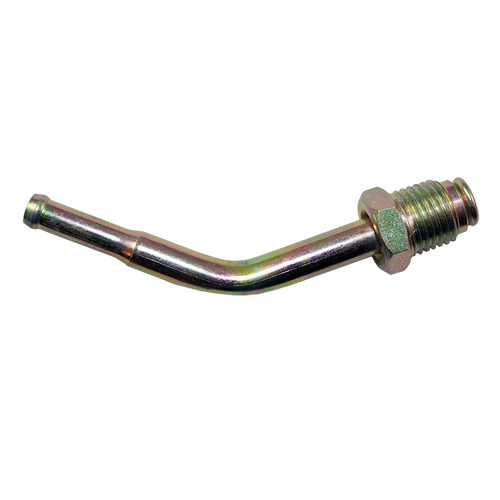 Fuel Line Adapter - 45 degree 14mm Steel to 14mm Nylon - 1 per Bag